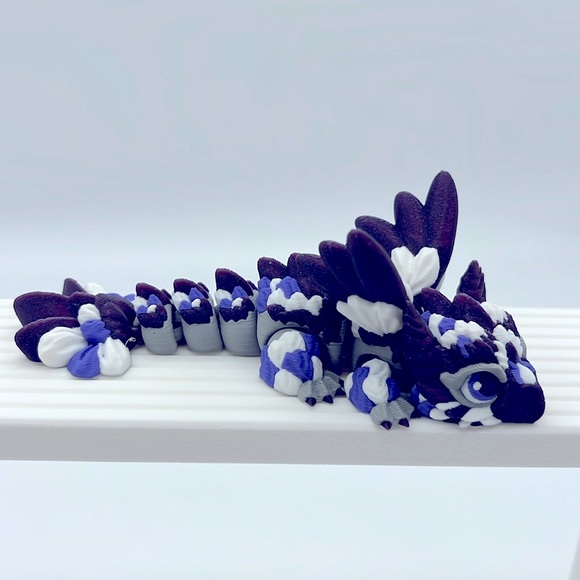 Other - Articulated Baby Owl Dragon 3D-Printed Fidget Toy Fun Collectibl…